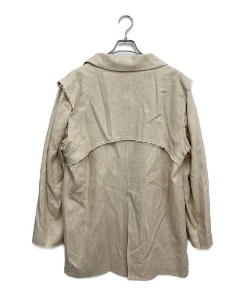 ALEXIA STAM（アリシアスタン）ALEXIA STAM (アリシアスタン) Two-Way Double Jacket ベージュ サイズ:Mの古着・服飾アイテム