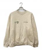 South2 West8×BEAMS BOYサウスツー ウエストエイト×ビームスボーイ）の古着「Logo Sweat Crew J0873」｜アイボリー