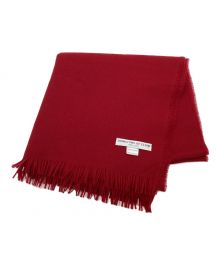 JOHNSTONS OF ELGIN（ジョンストンズオブエルガン）の古着「ウールストール」｜レッド