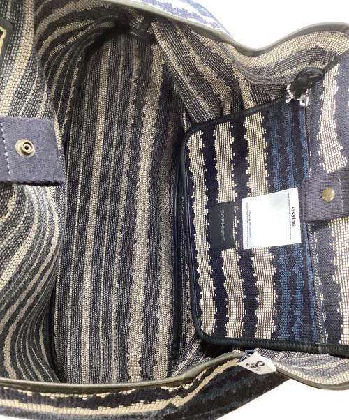 VISVIM（ビズビム）VISVIM (ビズビム) SOPHNET. (ソフネット) トートバッグ ネイビーの古着・服飾アイテム