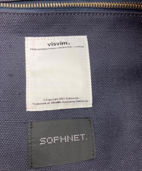 VISVIM（ビズビム）VISVIM (ビズビム) SOPHNET. (ソフネット) キャンバストートバッグ ネイビーの古着・服飾アイテム