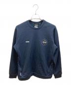 F.C.R.B.エフシーレアルブリストル）の古着「POWER STRETCH CREW TOP」｜ネイビー