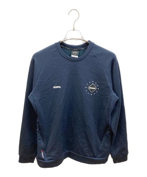 F.C.R.B.（エフシーレアルブリストル）F.C.R.B. (エフシーレアルブリストル) POWER STRETCH CREW TOP ネイビー サイズ:Mの古着・服飾アイテム