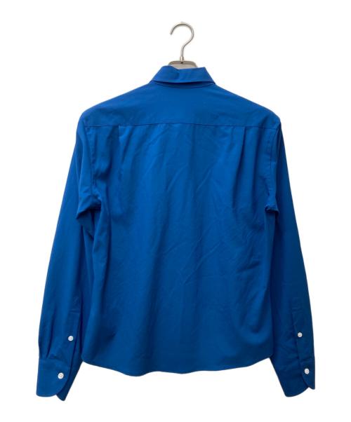 TOMORROW LAND PILGRIM（トゥモローランド ピルグリム）TOMORROW LAND PILGRIM (トゥモローランド ピルグリム) ハイブリッドウール ボタンダウンシャツ 61-01-24-01001 ブルー サイズ:Mの古着・服飾アイテム