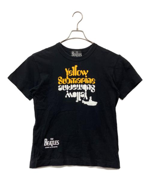 THE BEATLES COMME des GARCONS（ザ・ビートルズコムデギャルソン）THE BEATLES COMME des GARCONS (ザ・ビートルズコムデギャルソン) プリントTシャツ ブラック サイズ:Lの古着・服飾アイテム
