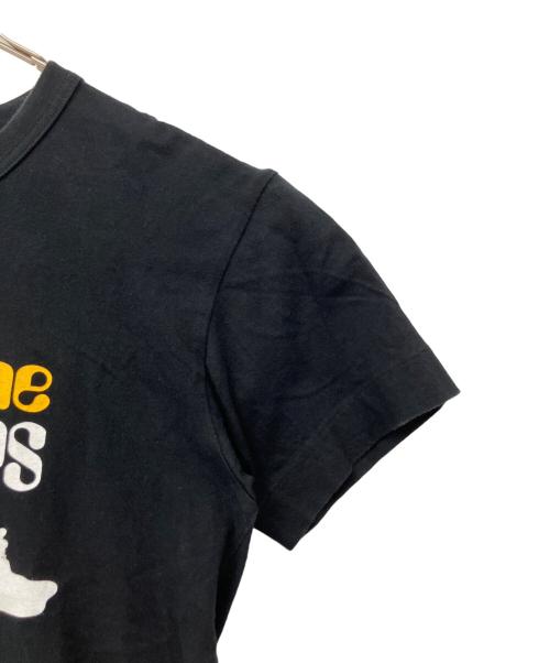 THE BEATLES COMME des GARCONS（ザ・ビートルズコムデギャルソン）THE BEATLES COMME des GARCONS (ザ・ビートルズコムデギャルソン) プリントTシャツ ブラック サイズ:Lの古着・服飾アイテム