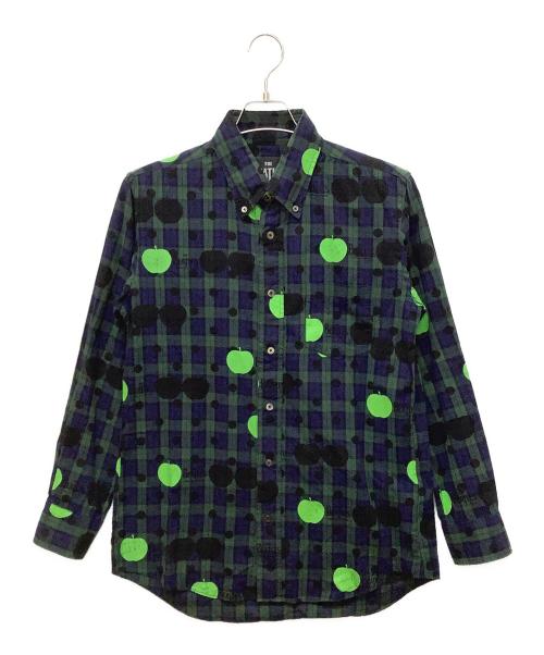 THE BEATLES COMME des GARCONS（ザ・ビートルズコムデギャルソン）THE BEATLES COMME des GARCONS (ザ・ビートルズコムデギャルソン) VI-B001 AD2011　チェックシャツ グリーン サイズ:Lの古着・服飾アイテム