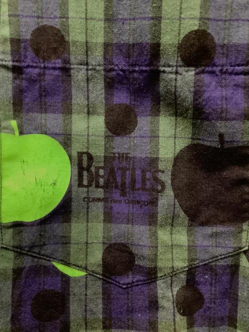 THE BEATLES COMME des GARCONS（ザ・ビートルズコムデギャルソン）THE BEATLES COMME des GARCONS (ザ・ビートルズコムデギャルソン) VI-B001 AD2011　チェックシャツ グリーン サイズ:Lの古着・服飾アイテム
