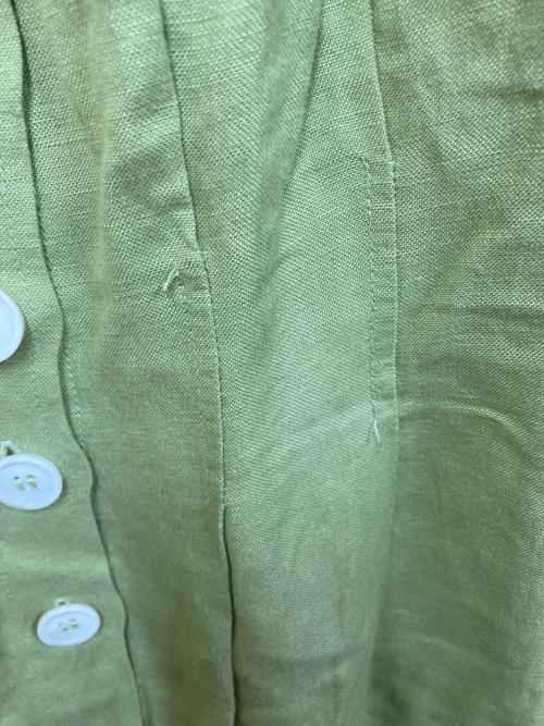 Ron Herman（ロンハーマン）Ron Herman (ロンハーマン) リネンマキシワンピース グリーン サイズ:SIZE XSの古着・服飾アイテム