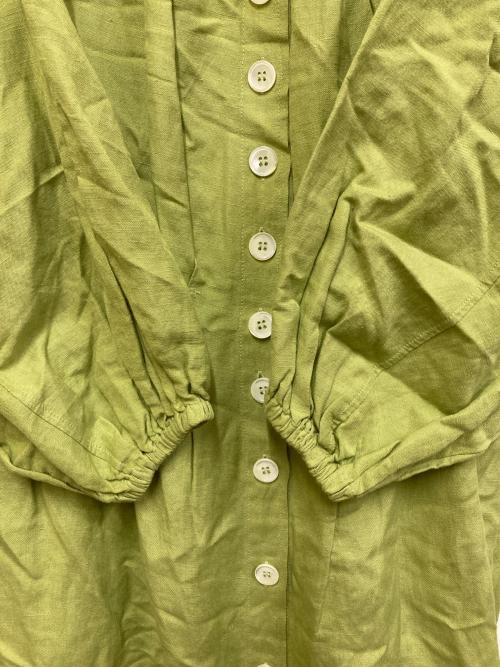 Ron Herman（ロンハーマン）Ron Herman (ロンハーマン) リネンマキシワンピース グリーン サイズ:SIZE XSの古着・服飾アイテム