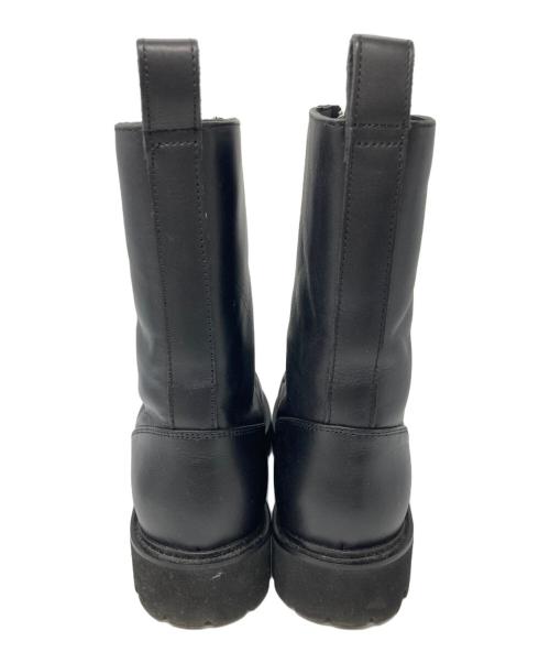 Caminando（カミナンド）Caminando (カミナンド) CENTER ZIP SHORT BOOTS ブラック サイズ:7の古着・服飾アイテム