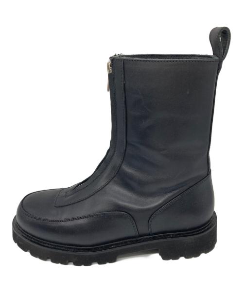 Caminando（カミナンド）Caminando (カミナンド) CENTER ZIP SHORT BOOTS ブラック サイズ:7の古着・服飾アイテム