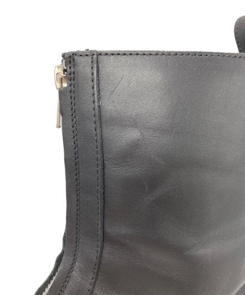 Caminando（カミナンド）Caminando (カミナンド) CENTER ZIP SHORT BOOTS ブラック サイズ:7の古着・服飾アイテム