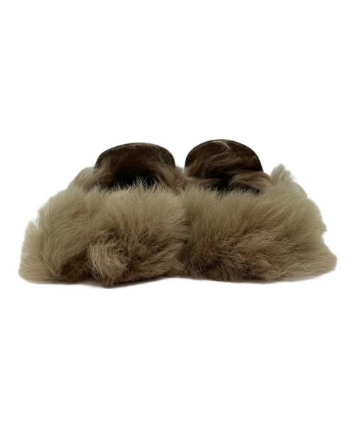 GUCCI（グッチ）GUCCI (グッチ) PRINCETOWNレザースリッパ ブラック サイズ:SIZE37の古着・服飾アイテム