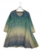 詩仙堂シセンドウ）の古着「チュニックブラウス」｜スカイブルー