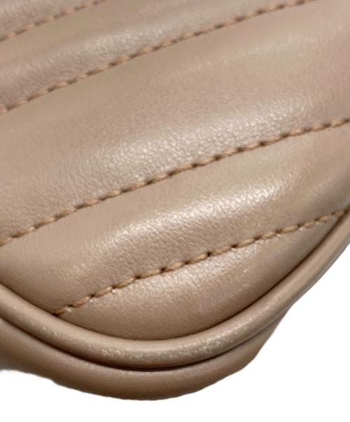 GUCCI（グッチ）GUCCI (グッチ) キルティングスモールショルダーバッグ ブラウンの古着・服飾アイテム