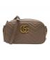 GUCCI（グッチ）の古着「GGマーモント キルティングスモールショルダーバッグ」｜ブラウン