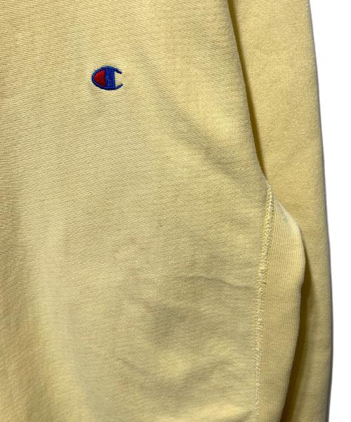 Champion REVERSE WEAVE（チャンピオン リバース ウィーブ）Champion REVERSE WEAVE (チャンピオン リバース ウィーブ) 90’S リバースウィーブスウェット イエロー サイズ:Lの古着・服飾アイテム