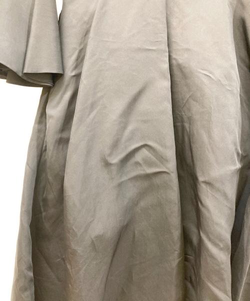JIL SANDER（ジルサンダー）JIL SANDER (ジルサンダー) フルーテッドスリーブドレス ブラック サイズ:34の古着・服飾アイテム