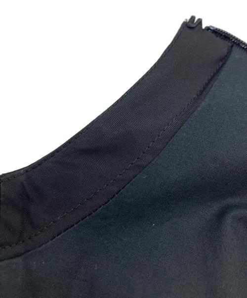 JIL SANDER（ジルサンダー）JIL SANDER (ジルサンダー) フルーテッドスリーブドレス ブラック サイズ:34の古着・服飾アイテム