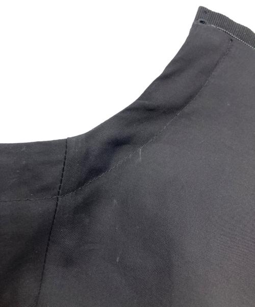 JIL SANDER（ジルサンダー）JIL SANDER (ジルサンダー) フルーテッドスリーブドレス ブラック サイズ:34の古着・服飾アイテム