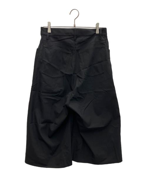 BALENCIAGA（バレンシアガ）BALENCIAGA (バレンシアガ) ワイドレッグクロップドパンツ ブラック サイズ:SIZE34の古着・服飾アイテム