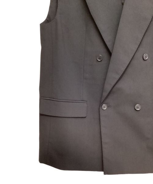 BALENCIAGA（バレンシアガ）BALENCIAGA (バレンシアガ) ダブルブレスト ベスト ブラック サイズ:34の古着・服飾アイテム