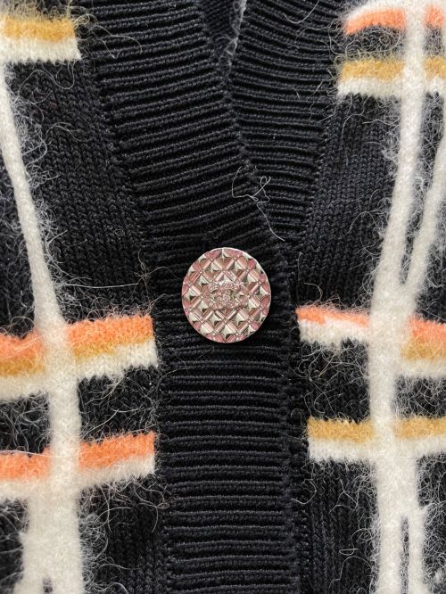 CHANEL（シャネル）CHANEL (シャネル) ココボタンカシミヤニットチュニック ブラック サイズ:36の古着・服飾アイテム
