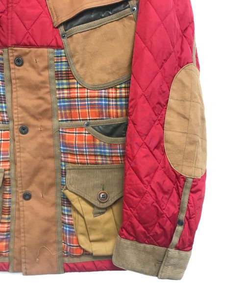 COMME des GARCONS JUNYA WATANABE MAN（コムデギャルソンジュンヤワタナベマン）COMME des GARCONS JUNYA WATANABE MAN (コム デ ギャルソン ジュンヤ ワタナベ マン) リバーシブルハンティングジャケット レッド サイズ:Sの古着・服飾アイテム