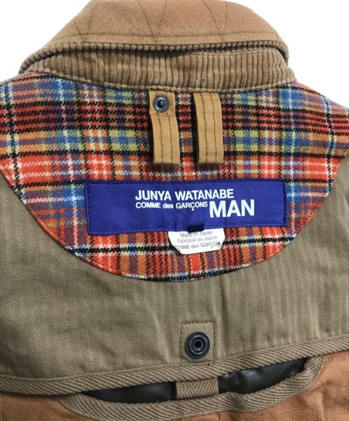 COMME des GARCONS JUNYA WATANABE MAN（コムデギャルソンジュンヤワタナベマン）COMME des GARCONS JUNYA WATANABE MAN (コム デ ギャルソン ジュンヤ ワタナベ マン) リバーシブルハンティングジャケット レッド サイズ:Sの古着・服飾アイテム
