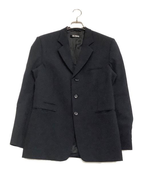 RAF SIMONS（ラフシモンズ）RAF SIMONS (ラフシモンズ) シアサッカーテーラードジャケット 09SS ネイビー サイズ:48の古着・服飾アイテム