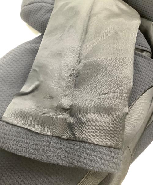 RAF SIMONS（ラフシモンズ）RAF SIMONS (ラフシモンズ) シアサッカーテーラードジャケット 09SS ネイビー サイズ:48の古着・服飾アイテム