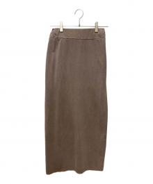 R JUBILEE（アールジュビリー）の古着「カットソーIラインスカート RJ2209 9065EC」｜ブラウン