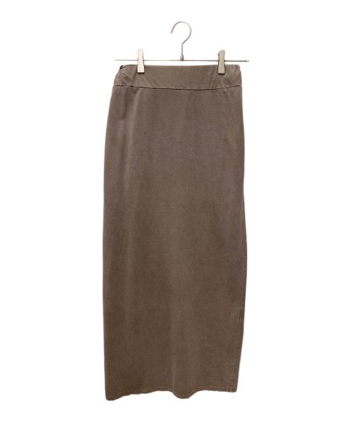 R JUBILEE（アールジュビリー）R JUBILEE (アールジュビリー) カットソーIラインスカート RJ2209 9065EC ブラウン サイズ:40の古着・服飾アイテム
