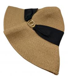 Athena NEW YORK（アシーナニューヨーク）の古着「Debra Solid リボンハット」｜ベージュ