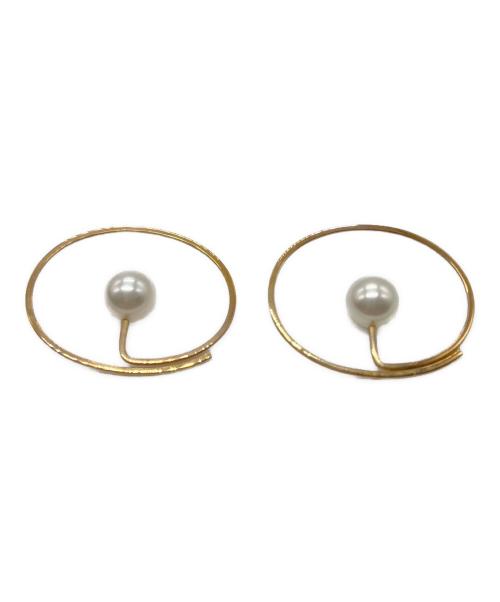 hirotaka（ヒロタカ）hirotaka (ヒロタカ) アコヤパール フローティング ピアスの古着・服飾アイテム