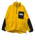 Parrott Canvasパロットキャンバス）の古着「FLEECE HALF ZIP PULLOVER」｜イエロー