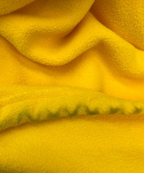 Parrott Canvas（パロットキャンバス）Parrott Canvas (パロットキャンバス) FLEECE HALF ZIP PULLOVER イエロー サイズ:Mの古着・服飾アイテム