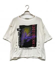 DIESEL（ディーゼル）の古着「リメイクTシャツ」｜ホワイト