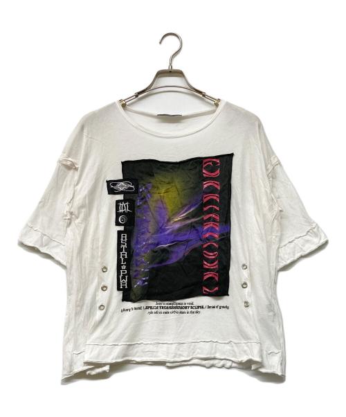 DIESEL（ディーゼル）DIESEL (ディーゼル) リメイクTシャツ ホワイト サイズ:Sの古着・服飾アイテム