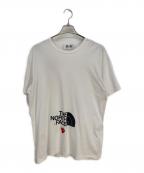 PLAY COMME des GARCONS×THE NORTH FACEプレイコムデギャルソン×ザ ノース フェイス）の古着「Tシャツ」｜ホワイト