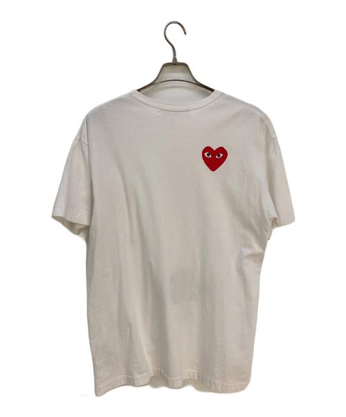 PLAY COMME des GARCONS（プレイコムデギャルソン）PLAY COMME des GARCONS (プレイコムデギャルソン) THE NORTH FACE (ザ ノース フェイス) Tシャツ ホワイト サイズ:XXLの古着・服飾アイテム