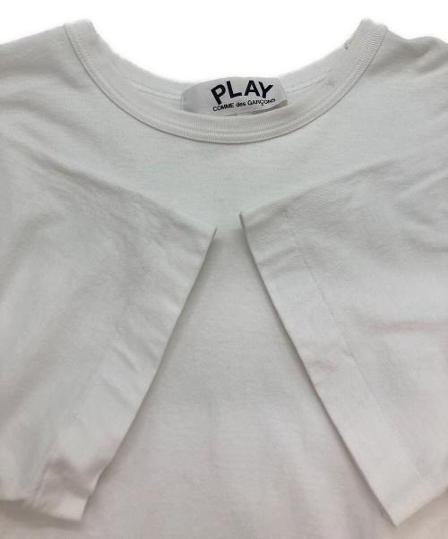 PLAY COMME des GARCONS（プレイコムデギャルソン）PLAY COMME des GARCONS (プレイコムデギャルソン) THE NORTH FACE (ザ ノース フェイス) Tシャツ ホワイト サイズ:XXLの古着・服飾アイテム