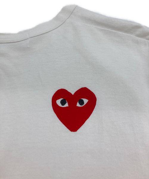 PLAY COMME des GARCONS（プレイコムデギャルソン）PLAY COMME des GARCONS (プレイコムデギャルソン) THE NORTH FACE (ザ ノース フェイス) Tシャツ ホワイト サイズ:XXLの古着・服飾アイテム