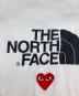中古・古着 PLAY COMME des GARCONS (プレイコムデギャルソン) THE NORTH FACE (ザ ノース フェイス) Tシャツ ホワイト サイズ:XXL：5000円