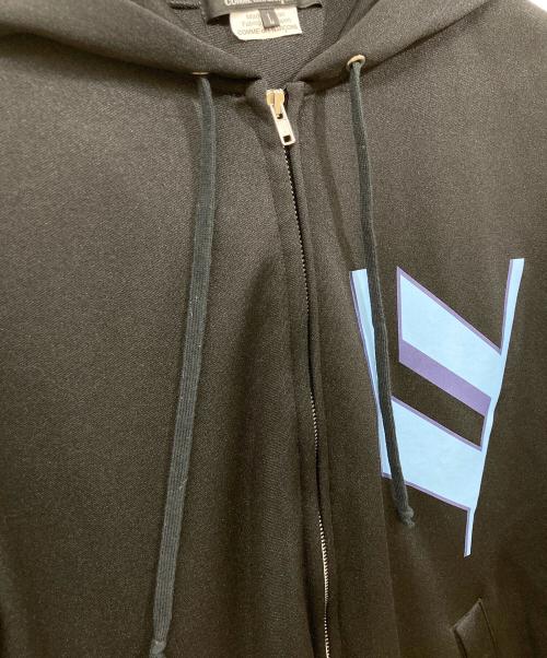 COMME des GARCONS HOMME DEUX（コムデギャルソン オム ドゥ）COMME des GARCONS HOMME DEUX (コムデギャルソン オム ドゥ) ジップパーカー ブラック サイズ:Lの古着・服飾アイテム