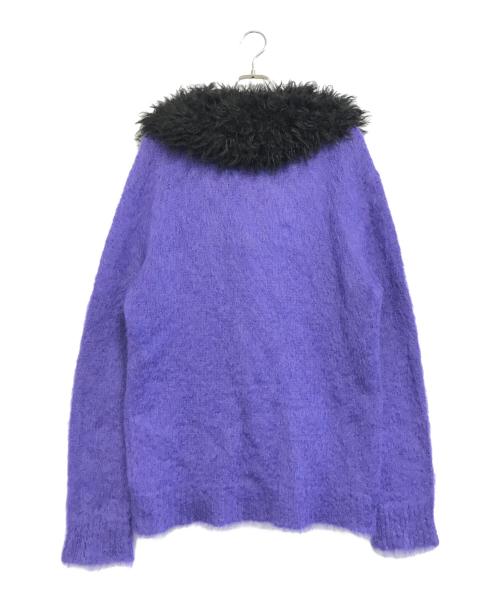 MARNI（マルニ）MARNI (マルニ) FUZZY WUZZY モヘアカーディガン パープル サイズ:48の古着・服飾アイテム