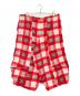 Pero (ペロ) チェック ウールパンツ レッド×ピンク サイズ:36：8000円