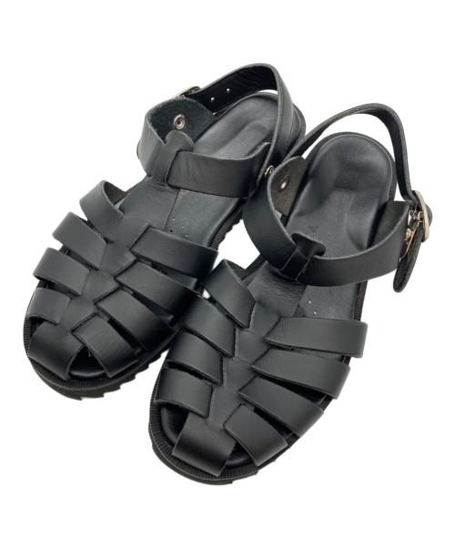 GLENFIELD（グレンフィールド）GLENFIELD (グレンフィールド) シャークソールグルカサンダル ブラック サイズ:SIZE Sの古着・服飾アイテム