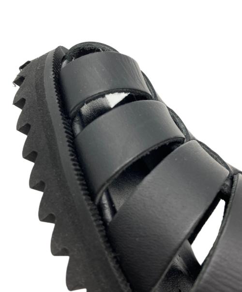 GLENFIELD（グレンフィールド）GLENFIELD (グレンフィールド) シャークソールグルカサンダル ブラック サイズ:SIZE Sの古着・服飾アイテム